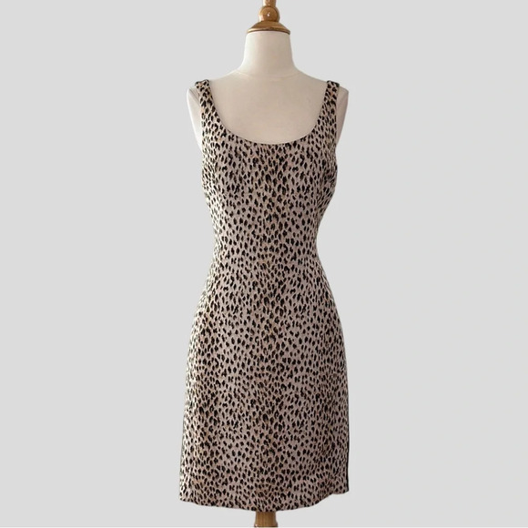 Diane von Furstenberg Leopard Print Arianna Dress Chic Modern Office Look NWT - Picture 15 of 15
